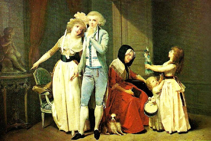 Louis Leopold  Boilly ce qui allume lamour leteint oil painting picture